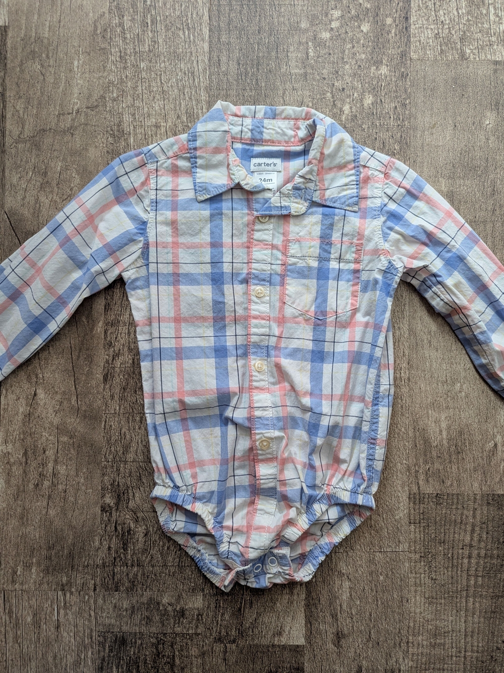 Baby Boy Carter's Plaid Bodysuit